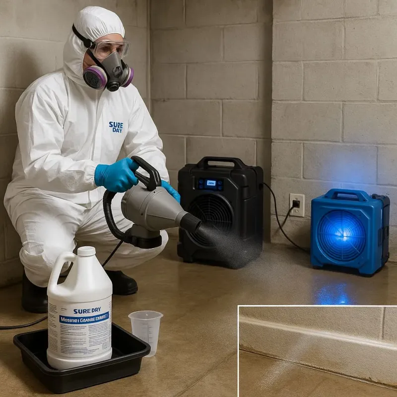 Sanitization and Odor Removal process in Trent Woods, NC