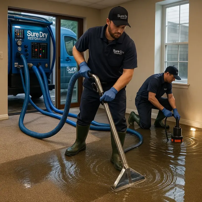 Water Extraction and Removal process in Trent Woods, NC